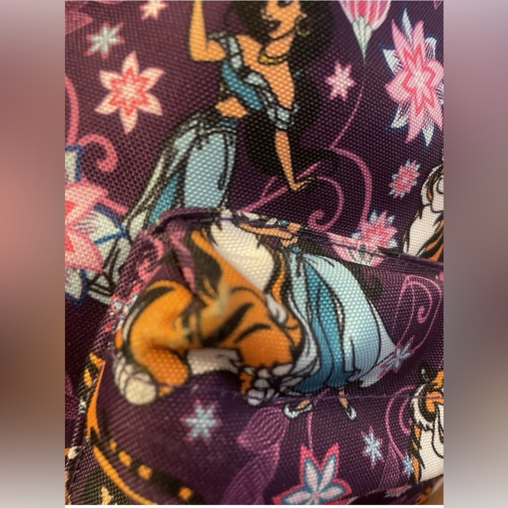 Loungefly Disney Aladdin Princess Jasmine & Rajah Large Backpack Book Bag Rare - Picture 8 of 10